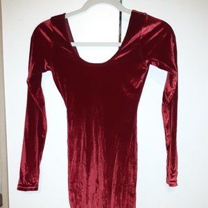 American Apparel Velvet mini dress
